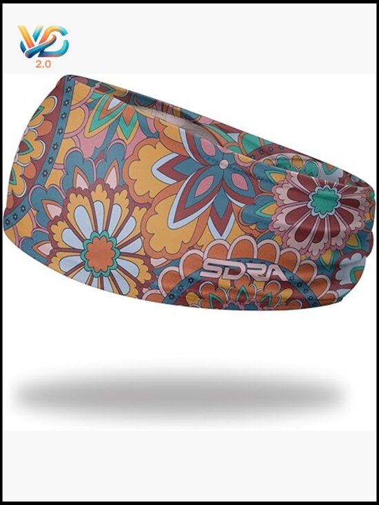 Floral Sport Headband for Running Workout Yoga Grip Moisture Wicking main image 4